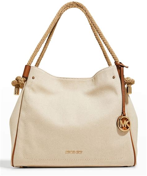 michael kors isla large satchel|Michael Kors large saffiano satchel.